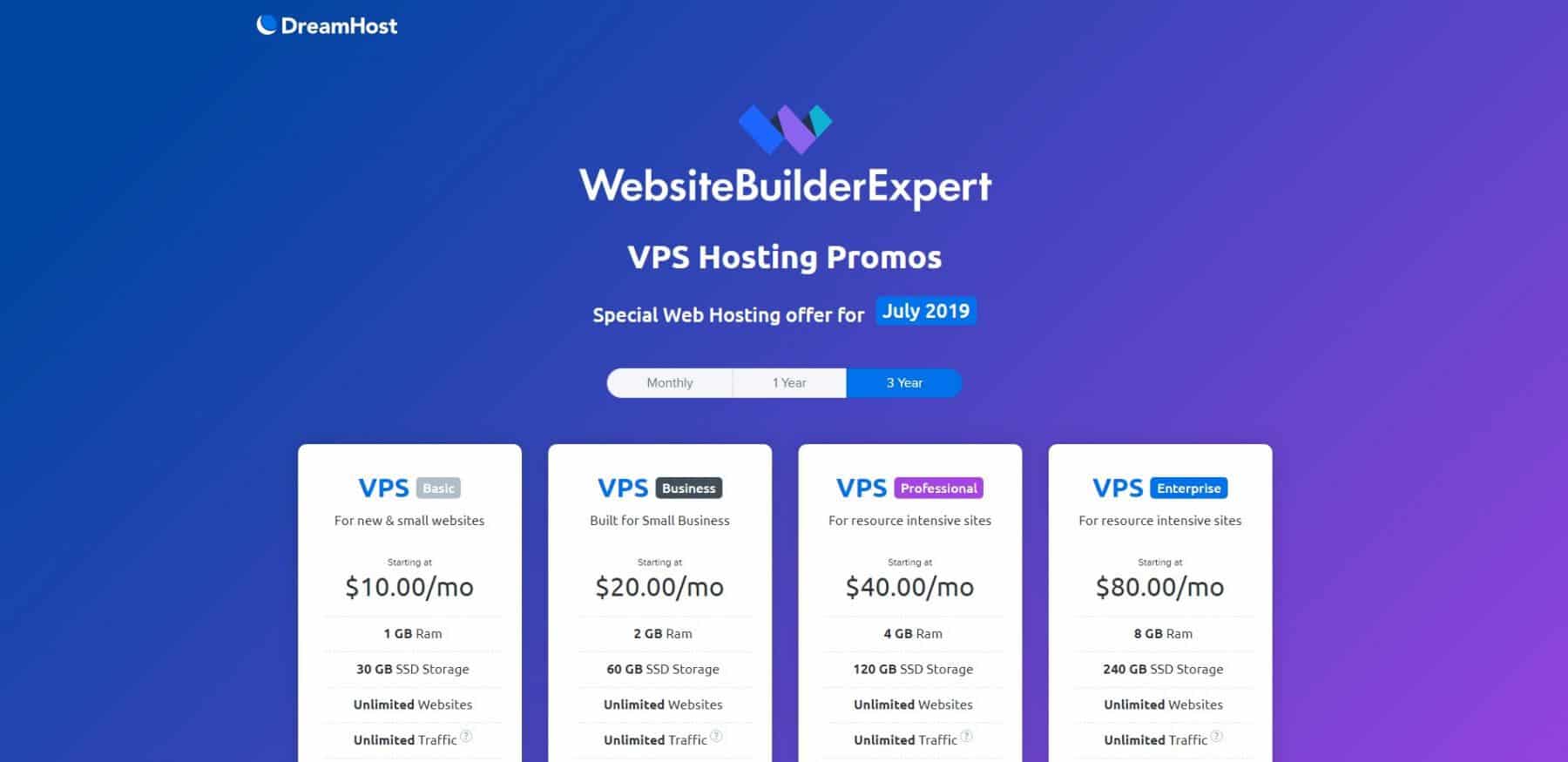 dreamhost vps hosting