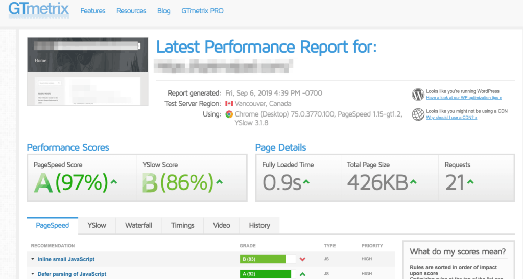 a2 hosting speed test